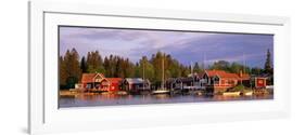 Archipelago Fishing Village on Alnoen Sweden-null-Framed Photographic Print