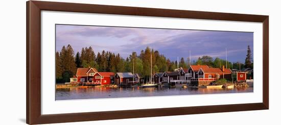 Archipelago Fishing Village on Alnoen Sweden-null-Framed Photographic Print