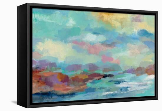 Archipelago-Silvia Vassileva-Framed Stretched Canvas