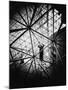 Architect Buckminster Fuller Explaining Principles of Dymaxion Building-Yale Joel-Mounted Premium Photographic Print