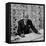 Architect Edward D. Stone Sitting in His Office-Dmitri Kessel-Framed Stretched Canvas