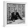 Architect Edward D. Stone Sitting in His Office-Dmitri Kessel-Framed Photographic Print