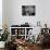 Architect Eero Saarinen Sitting in His Studio at Home-null-Photographic Print displayed on a wall