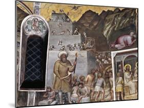Architect Hiram and Construction of Tower of Babel, Scene from Stories of Genesis, 1375-1378-Giusto de' Menabuoi-Mounted Giclee Print