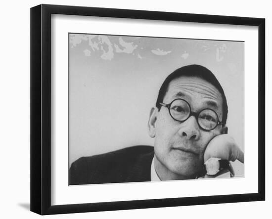 Architect Ieoh Ming Pei, Selected to Design the JFK Memorial Library-John Loengard-Framed Premium Photographic Print