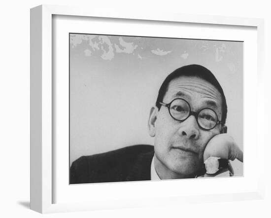 Architect Ieoh Ming Pei, Selected to Design the JFK Memorial Library-John Loengard-Framed Premium Photographic Print