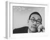 Architect Ieoh Ming Pei, Selected to Design the JFK Memorial Library-John Loengard-Framed Premium Photographic Print