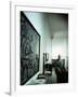 Architect Mies Van Der Rohe at Home-null-Framed Premium Photographic Print