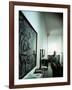 Architect Mies Van Der Rohe at Home-null-Framed Premium Photographic Print