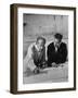 Architect Pietro Belluschi and Walter Gropius Looking over Some Blue Prints-Carl Mydans-Framed Photographic Print