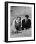 Architect Pietro Belluschi and Walter Gropius Looking over Some Blue Prints-Carl Mydans-Framed Photographic Print