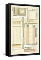 Architect's Plan V-Vision Studio-Framed Stretched Canvas