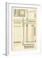 Architect's Plan V-Vision Studio-Framed Art Print