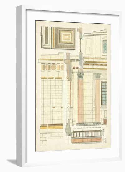 Architect's Plan V-Vision Studio-Framed Art Print