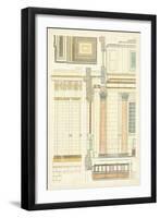 Architect's Plan V-Vision Studio-Framed Art Print