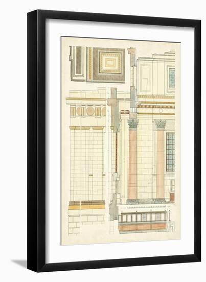 Architect's Plan V-Vision Studio-Framed Art Print