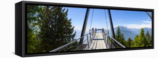 Architectonic Viewing Platform, Cardada Cimetta, Locarno, Lake Maggiore, Tessin-Doug Pearson-Framed Stretched Canvas