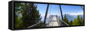 Architectonic Viewing Platform, Cardada Cimetta, Locarno, Lake Maggiore, Tessin-Doug Pearson-Framed Stretched Canvas