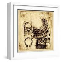 Architectorum II-Paul Panossian-Framed Giclee Print