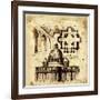 Architectorum III-Paul Panossian-Framed Giclee Print