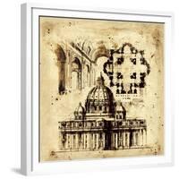 Architectorum III-Paul Panossian-Framed Giclee Print