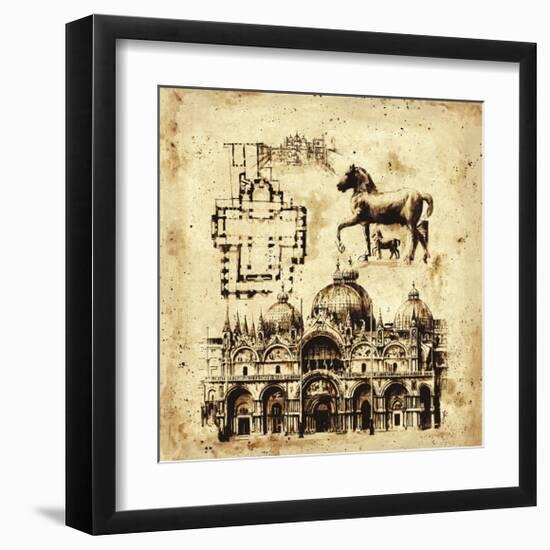 Architectorum IV-Paul Panossian-Framed Giclee Print