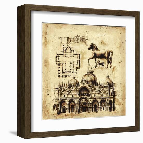 Architectorum IV-Paul Panossian-Framed Giclee Print