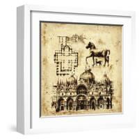 Architectorum IV-Paul Panossian-Framed Giclee Print