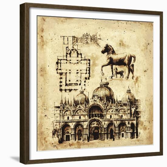 Architectorum IV-Paul Panossian-Framed Giclee Print