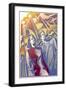 Architectural Business Couple-David Chestnutt-Framed Giclee Print