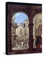 Architectural Capriccio, c.1770-Francesco Guardi-Stretched Canvas