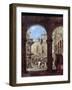 Architectural Capriccio, c.1770-Francesco Guardi-Framed Giclee Print