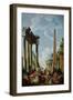 Architectural Capriccio with a Preacher in the Ruins, c.1745-Giovanni Paolo Pannini-Framed Giclee Print