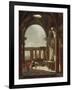 Architectural Capriccio with Oriental Figures-Jan Baptist Weenix-Framed Giclee Print