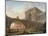 Architectural Capriccio-Hubert Robert-Mounted Giclee Print