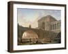 Architectural Capriccio-Hubert Robert-Framed Giclee Print
