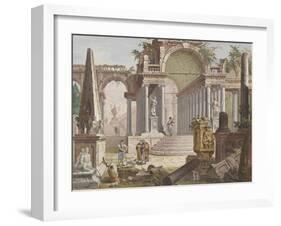 Architectural Capriccio-Francesco Chiarottini-Framed Giclee Print