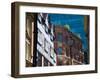 Architectural Contrasts, Manchester, England, United Kingdom, Europe-Charles Bowman-Framed Photographic Print