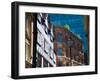 Architectural Contrasts, Manchester, England, United Kingdom, Europe-Charles Bowman-Framed Photographic Print