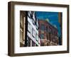 Architectural Contrasts, Manchester, England, United Kingdom, Europe-Charles Bowman-Framed Photographic Print