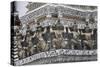 Architectural Detail and of the Decorations of Wat Arun or Temple of the Dawn, Bangkok, Thailand-null-Stretched Canvas
