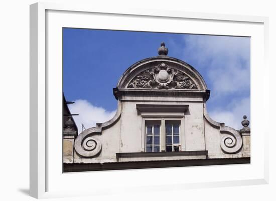 Architectural Detail from a Building in Krakow-null-Framed Giclee Print