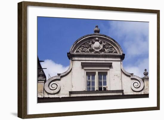 Architectural Detail from a Building in Krakow-null-Framed Giclee Print