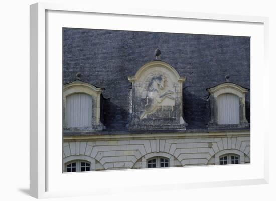 Architectural Detail from Chateau De Montgeoffroy, 1772-1776-Jean Benoit Vincent Barre-Framed Giclee Print