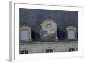 Architectural Detail from Chateau De Montgeoffroy, 1772-1776-Jean Benoit Vincent Barre-Framed Giclee Print