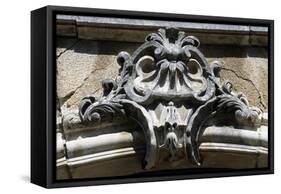 Architectural Detail from Chateau De Pommard, Burgundy, France-null-Framed Stretched Canvas