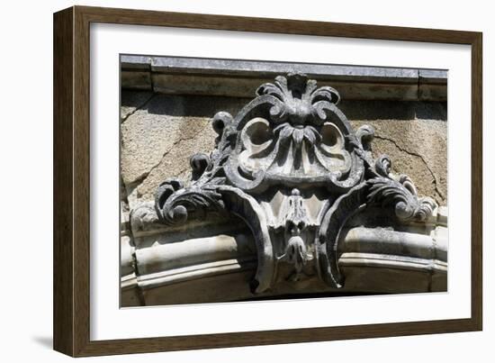 Architectural Detail from Chateau De Pommard, Burgundy, France-null-Framed Giclee Print