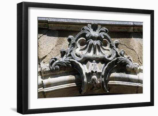 Architectural Detail from Chateau De Pommard, Burgundy, France-null-Framed Giclee Print