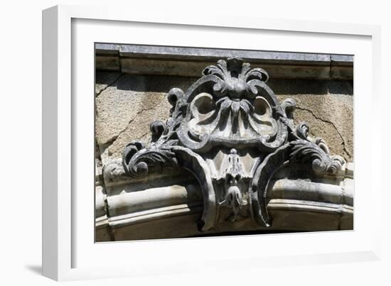 Architectural Detail from Chateau De Pommard, Burgundy, France-null-Framed Giclee Print