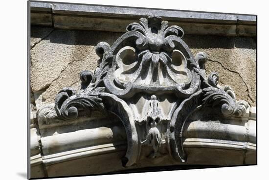 Architectural Detail from Chateau De Pommard, Burgundy, France-null-Mounted Giclee Print